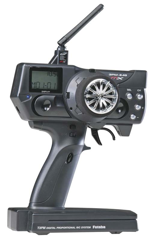 (image for) Futaba 3PM 3Ch 2.4Ghz FASST Computer Radio System
