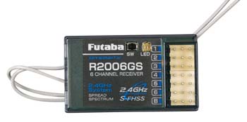 (image for) Futaba R2006GS 2.4Ghz S-FHSS, 6-Ch Rx 6J