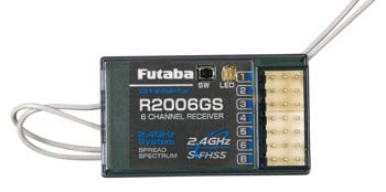 Futaba R2006GS 2.4Ghz S-FHSS, 6-Ch Rx 6J