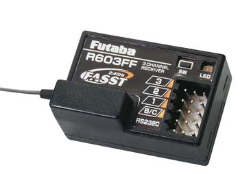 Futaba R603FF 2.4Ghz FASST 3-Ch Rx