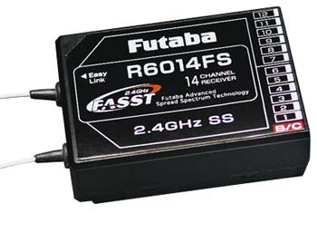 Futaba 14Ch R6014FS 2.4Ghz FASST Receiver - Click Image to Close