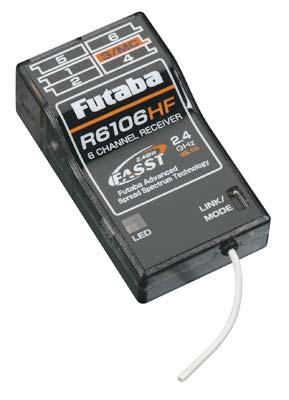(image for) Futaba R6106HF 2.4Ghz FASST - 6Ch Rx