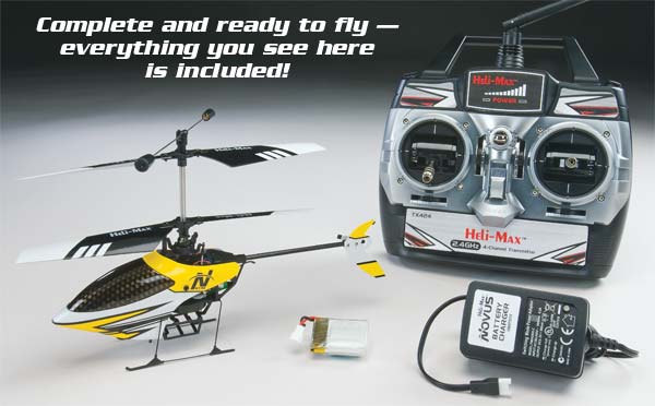 Novus CX 2.4Ghz RTF Mini Indoor Helicopter - Click Image to Close