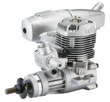 MAX-55AX Glow/Nitro RC Airplane Engine with E-3071 Silencer # OS15612 New O.S