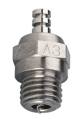 OS A3 (Hot) Glow Plug - Click Image to Close